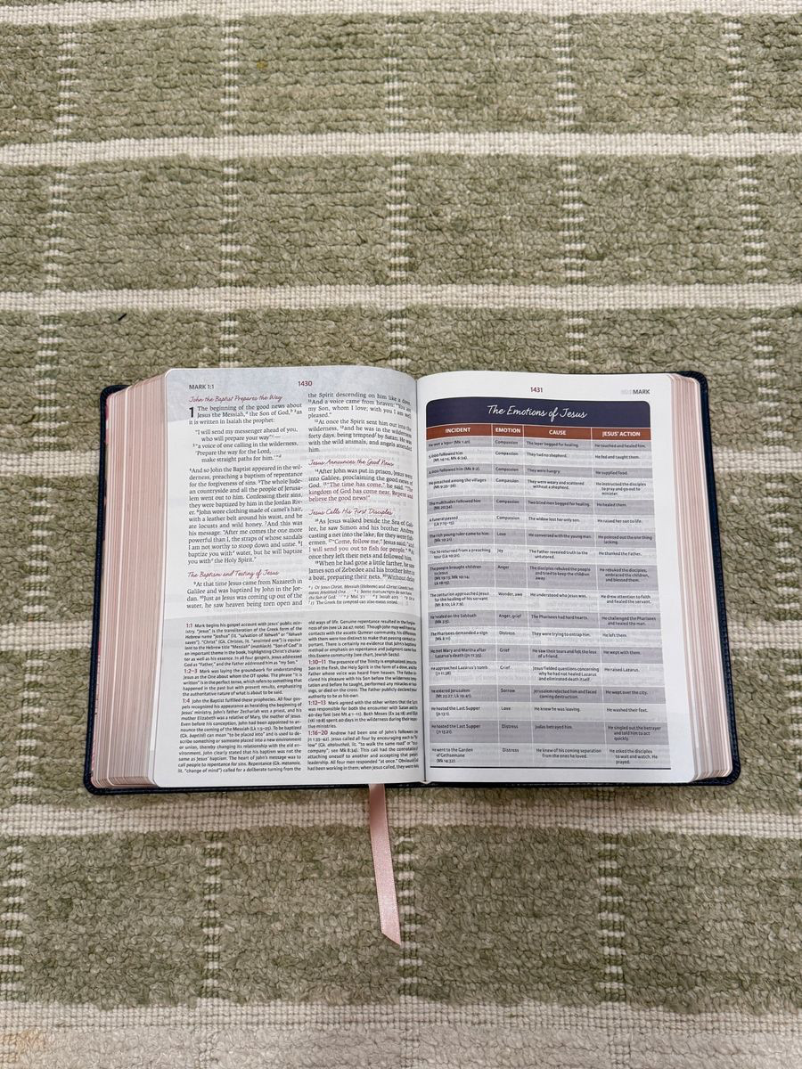 Love this study bible! 🤍 

 #LTKdayinmylife #LTKmorningroutine #LTKselfcare