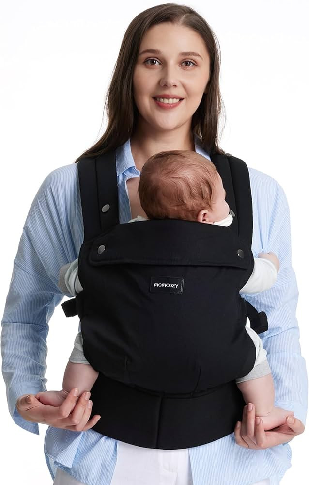 Momcozy Baby Carrier Newborn to Toddler - Ergonomic, Cozy and Lightweight Infant Carrier for 7-44... | Amazon (US)