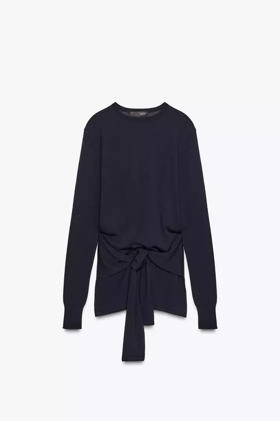KNOT BASIC KNIT SWEATER | Zara US