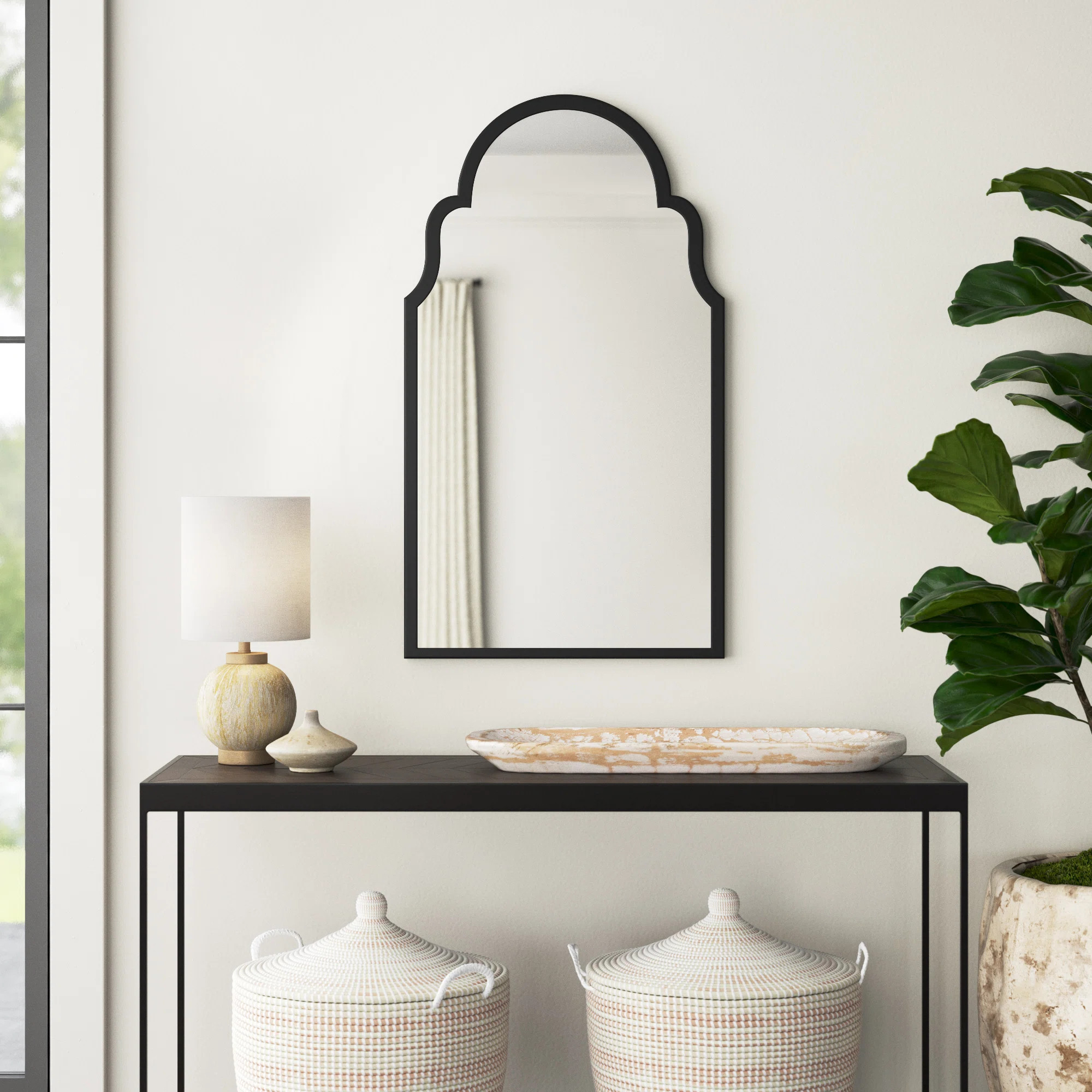 Zamora Metal Wall Mirror | Wayfair North America