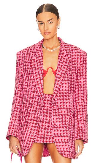 Sassy Blazer in Pink & Red | Revolve Clothing (Global)