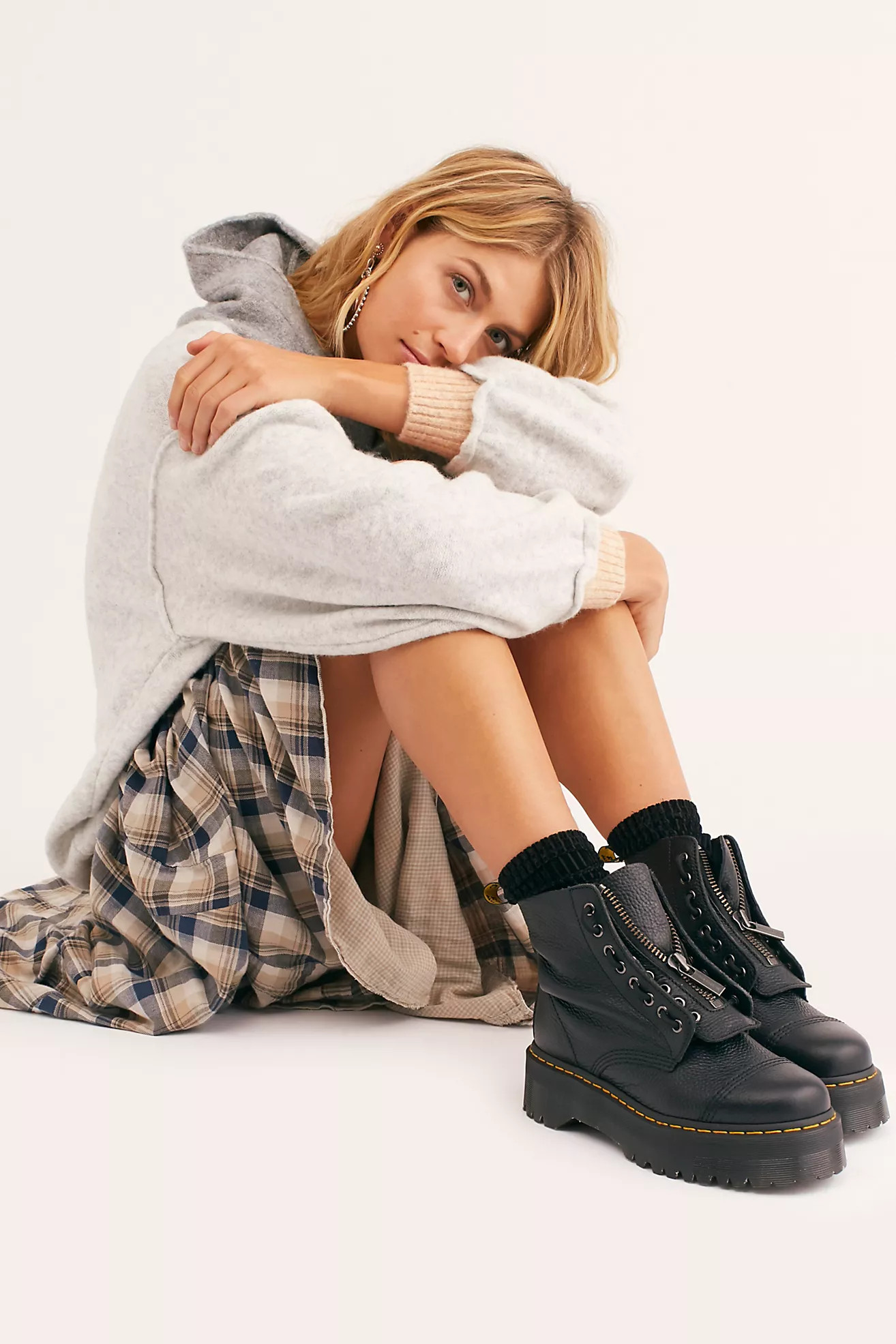 Dr. Martens Sinclair Zip Front Boots | Free People (Global - UK&FR Excluded)