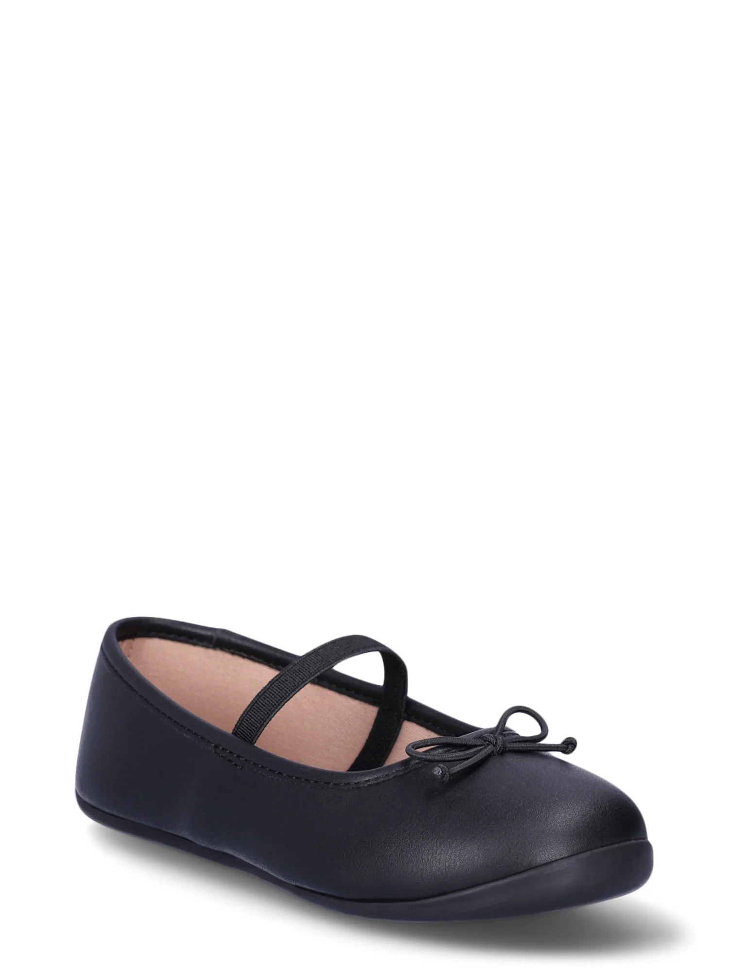 Wonder Nation Girls Bow Ballet Flats | Walmart (US)