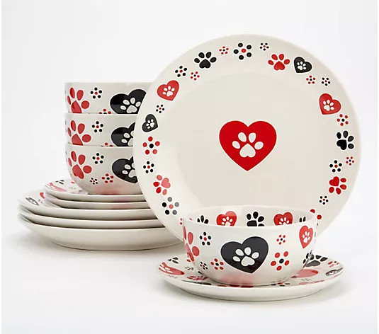 Temp-tations Seasonal 12-Piece Essential Dinnerware Set | QVC