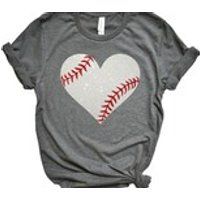 Baseball Shirt  Baseball Heart Shirt  Baseball Mom Shirt  Womens Baseball Shirt | Etsy (US)