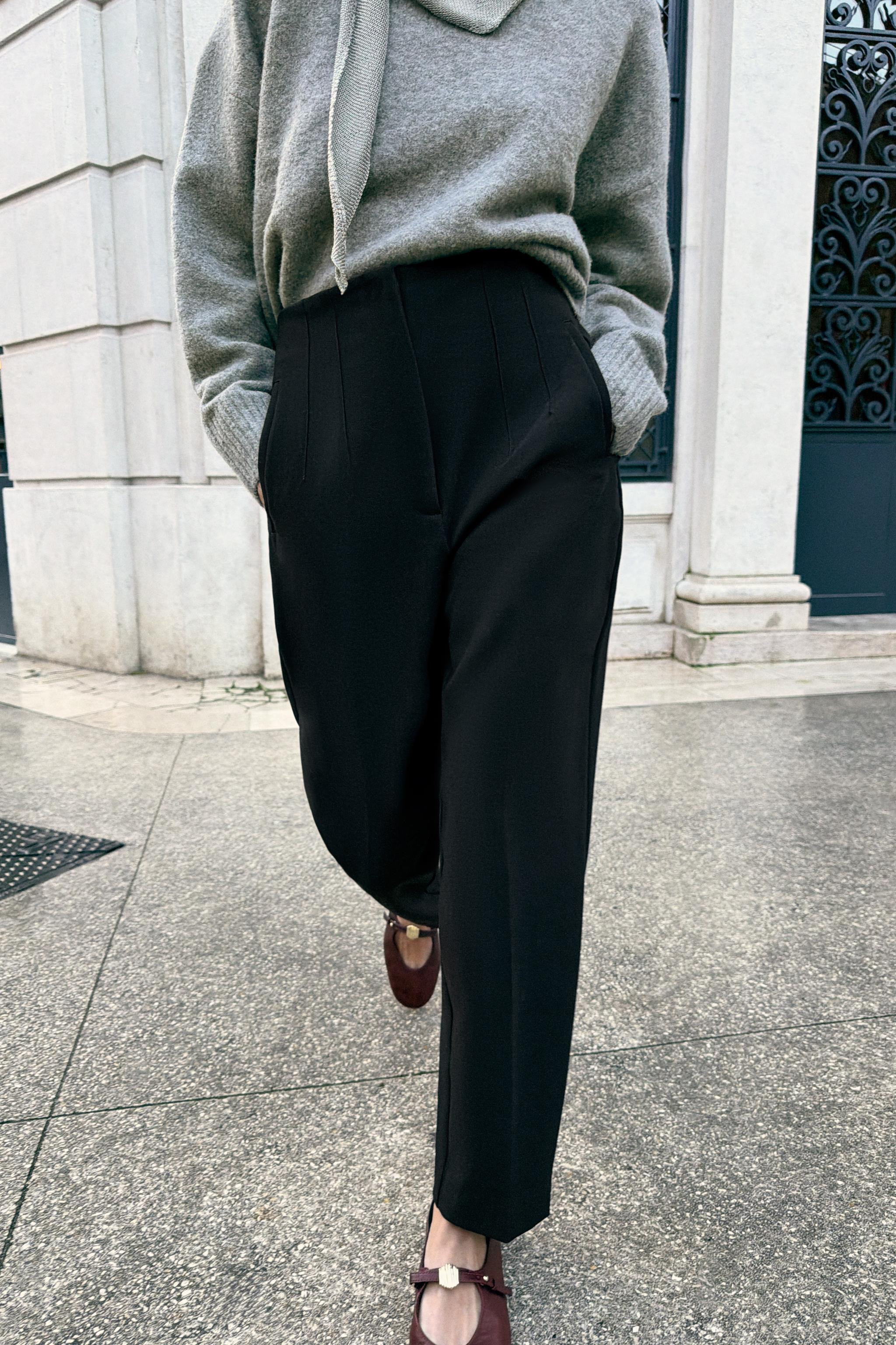 PANTS WITH A HIGH WAIST | Zara US