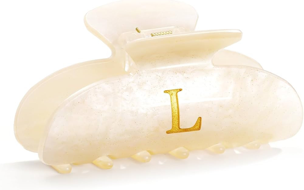 2026 Friendship Gifts for Women - Acrylic Letter Hair Clips Birthday Gift for Her, Monogram Fashi... | Amazon (US)