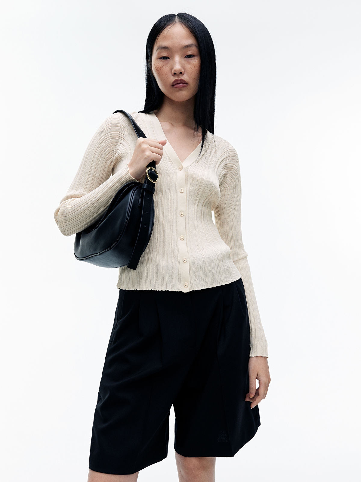 Rib-Knitted Cardigan | ARKET (US&UK)