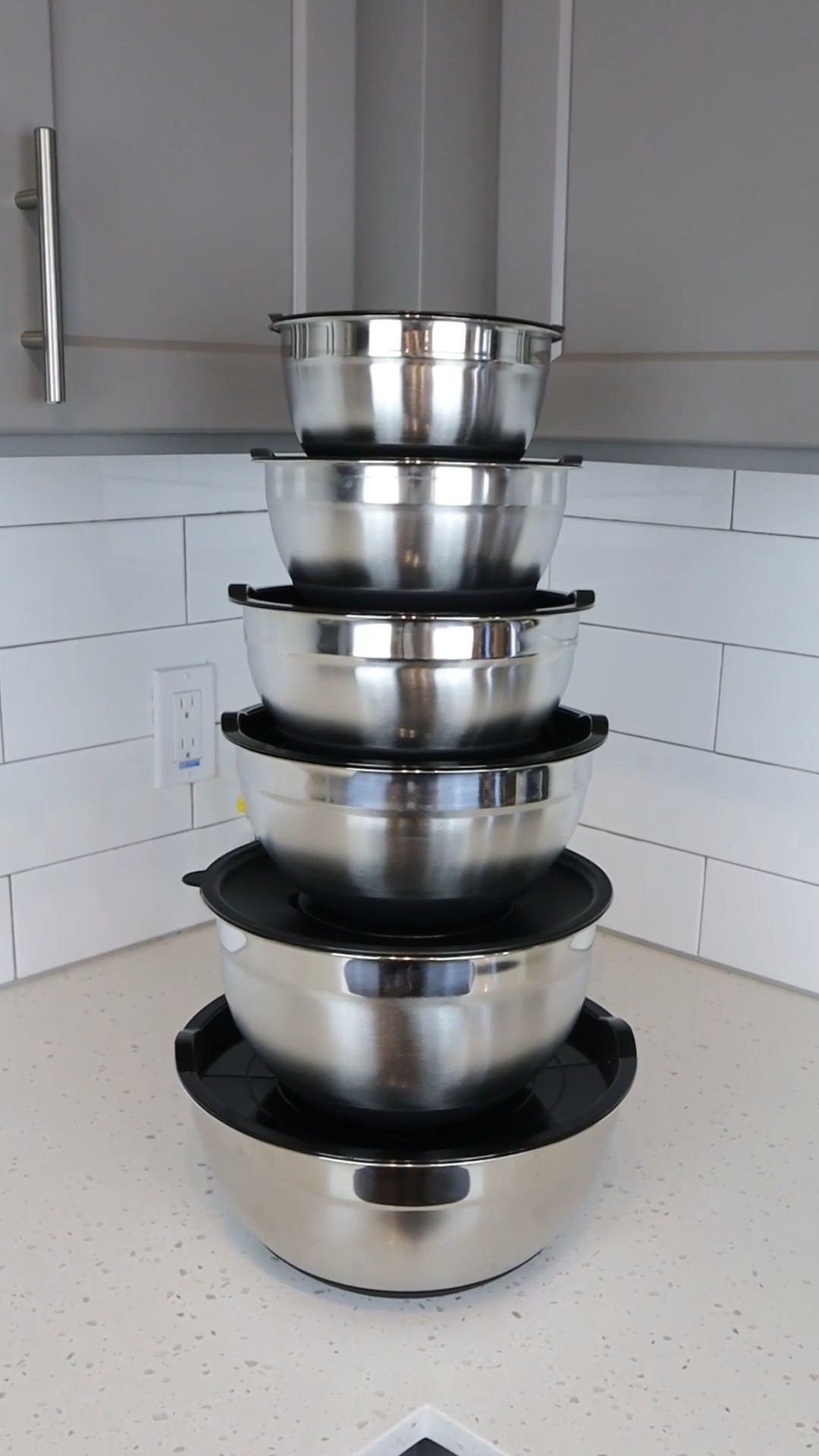 Price Drop Alert 🚨 47% off these stainless steel mixing bowls. They have a silicone bottom so the bottom doesn’t slip and they can be nested together for space saving!

#LTKunder50 #LTKsalealert #LTKhome