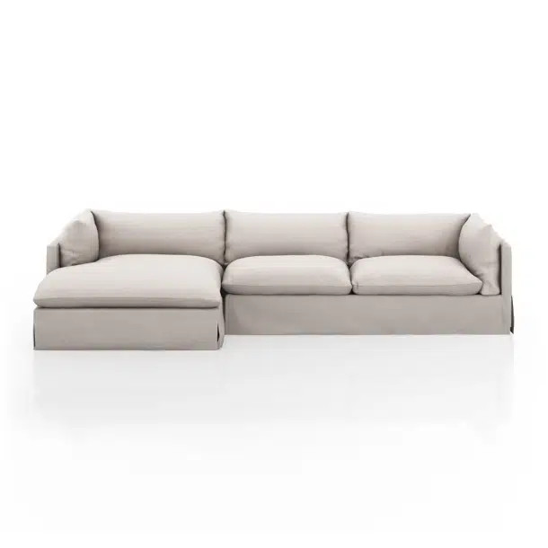 Reshama 2 - Piece Slipcovered Sectional | Wayfair North America