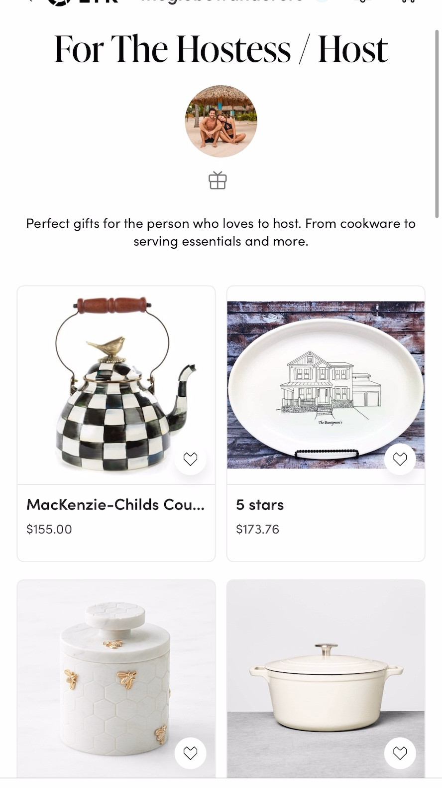 Gift Guide For the Host / Hostess 

This gift guide is full of cookware, serving essentials and sentimental gifts for the person in your life who loves to host. From custom serving plates, to beautiful display pieces and even an essential cookbook, this gift guide for the hostess / host has everything for every budget  

#LTKHoliday #LTKFindsUnder100 #LTKGiftGuide