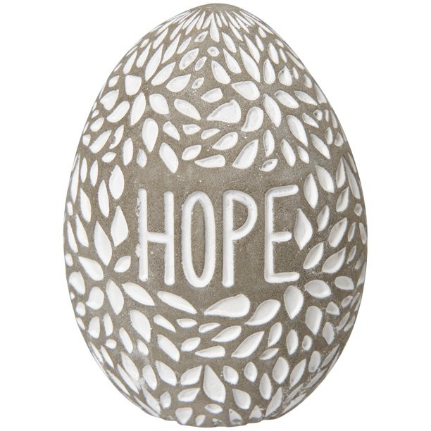 Way To Celebrate Sentimental Tabletop Easter Egg, Hope - Walmart.com | Walmart (US)
