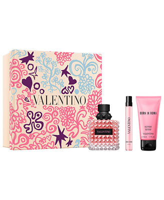 3-Pc. Donna Born in Roma Eau de Parfum and Body Lotion Mother's Day Fragrance Gift Set | Macy's