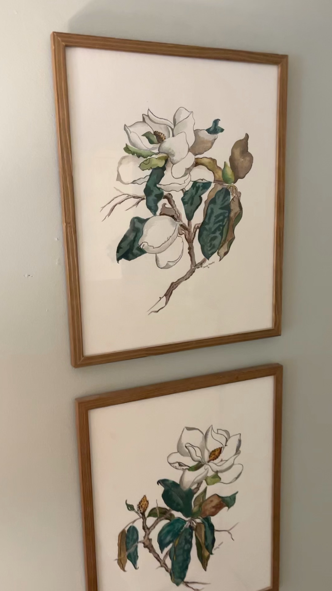 These magnolia originals were thrifted but there is some similar incredible art to be found on eBay! I’ve also included the frames.

#LTKhome