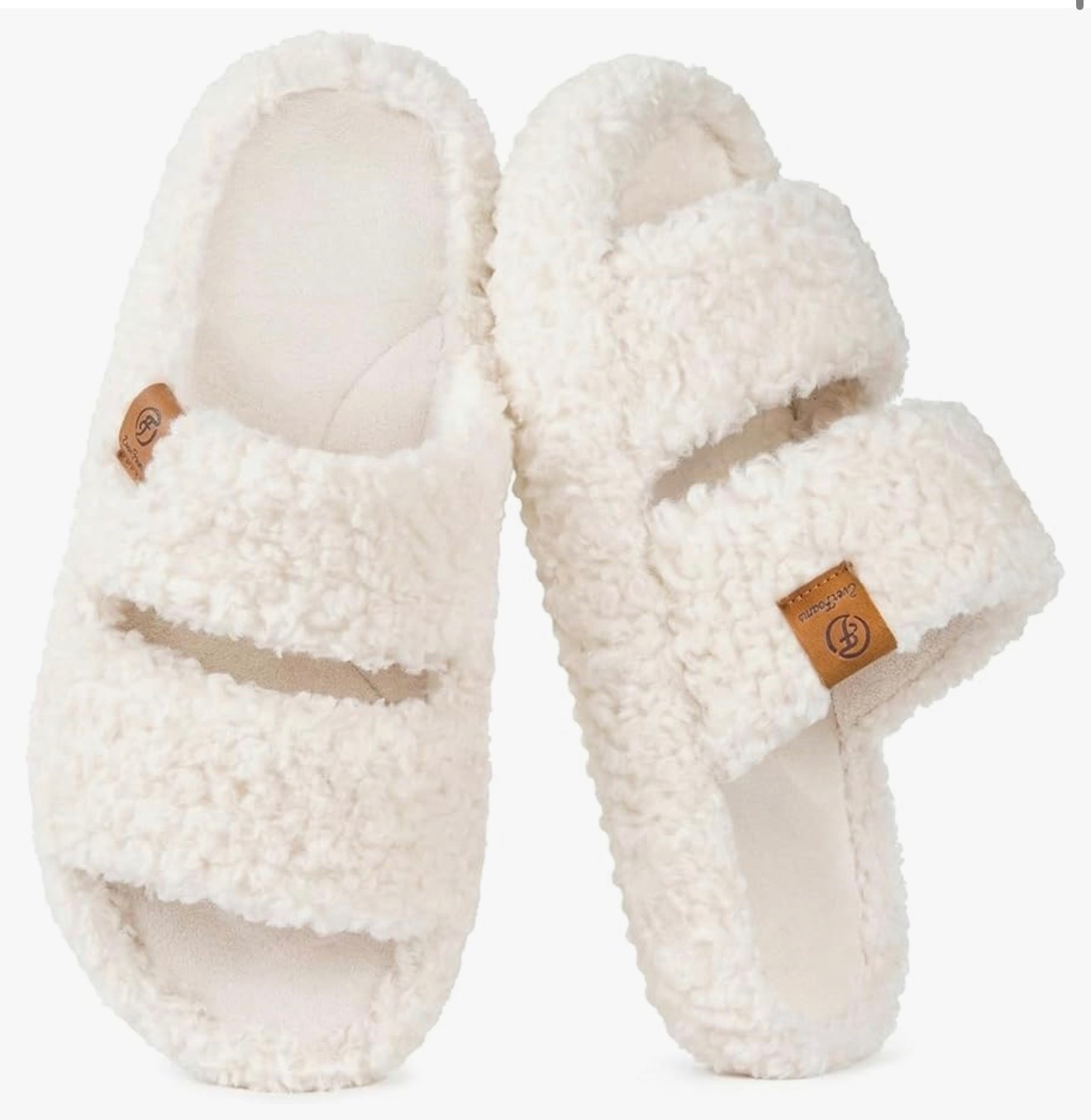 Fuzzy Open-toe Slippers Soft Comfy Memory Foam Indoor House Shoes

#LTKHome #LTKmomlife #LTKselfcare