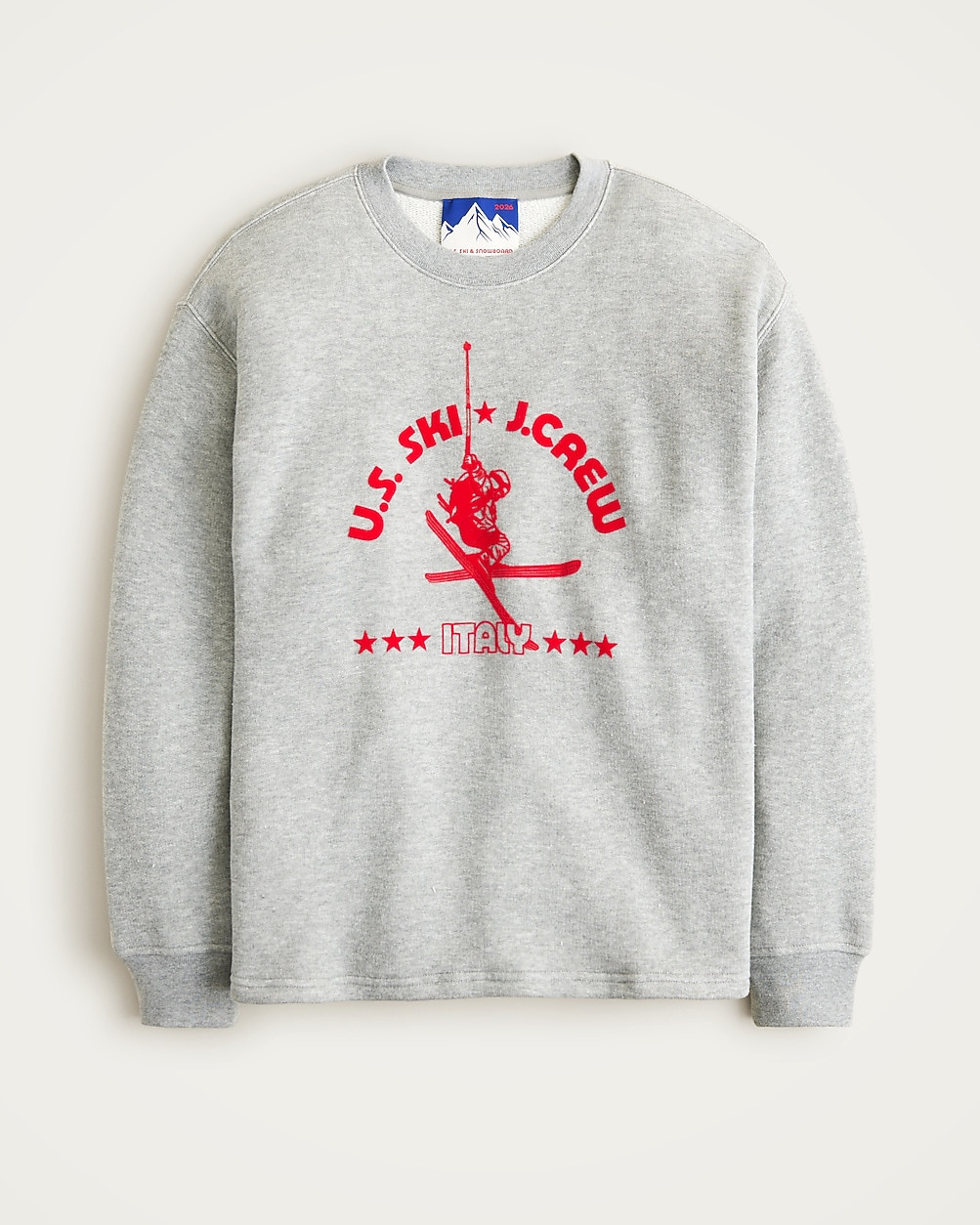 U.S. Ski & Snowboard by J.Crew heritage terry graphic crewneck sweatshirt | J. Crew US