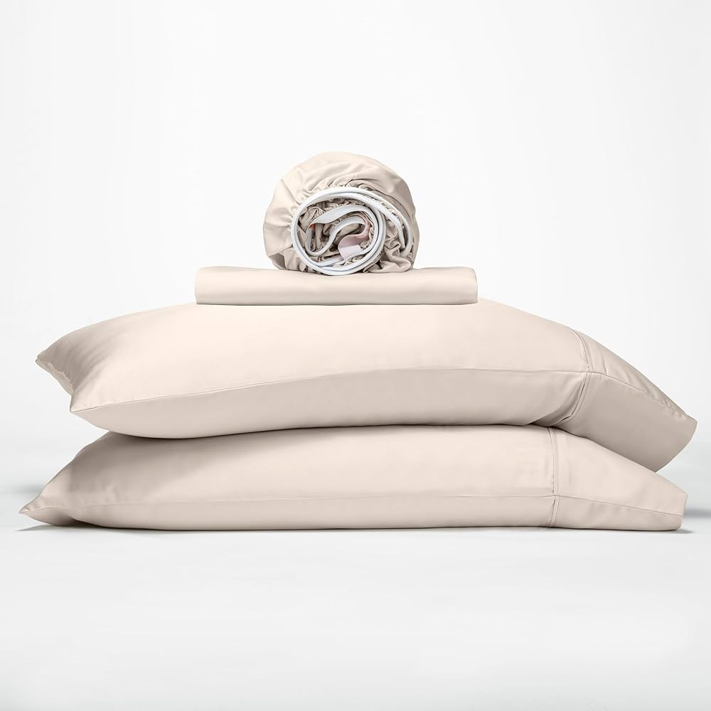 GOKOTTA King Size Bed Sheets 4 Piece Set, 100% Rayon Derived from Bamboo, Cooling for Hot Sleeper... | Amazon (US)