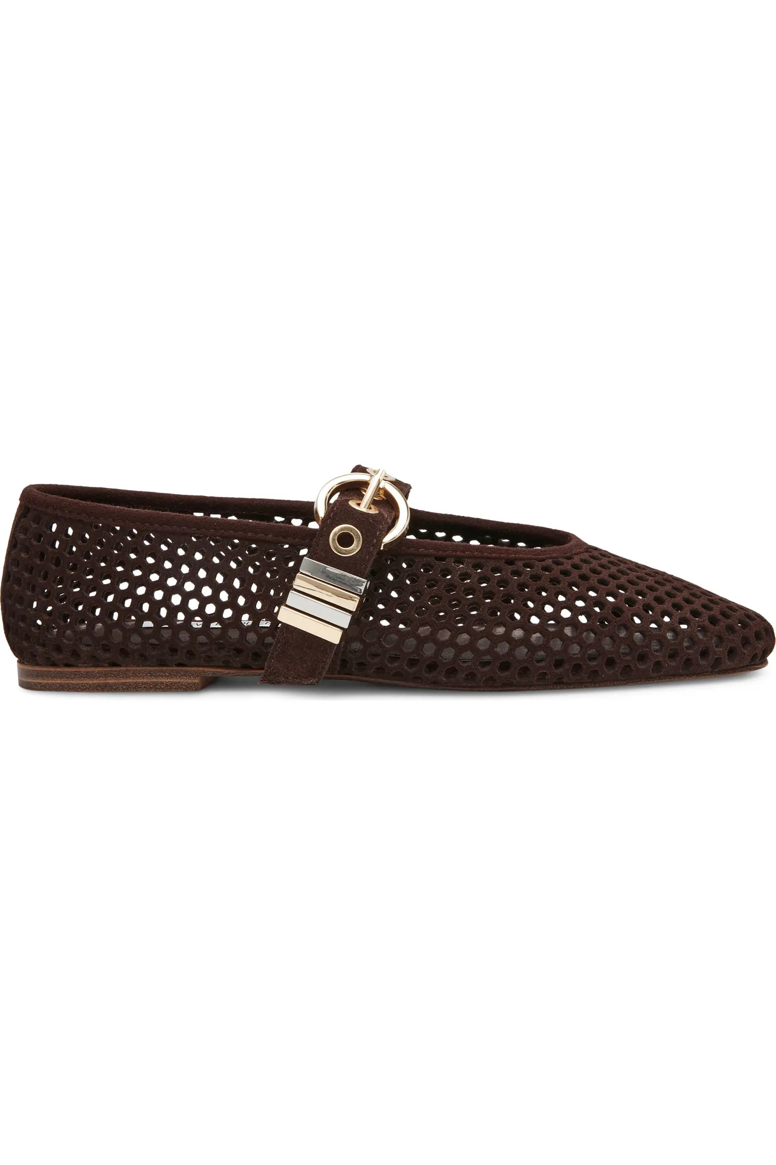Lela Perforated Mary Jane Flat (Women) | Nordstrom | Nordstrom