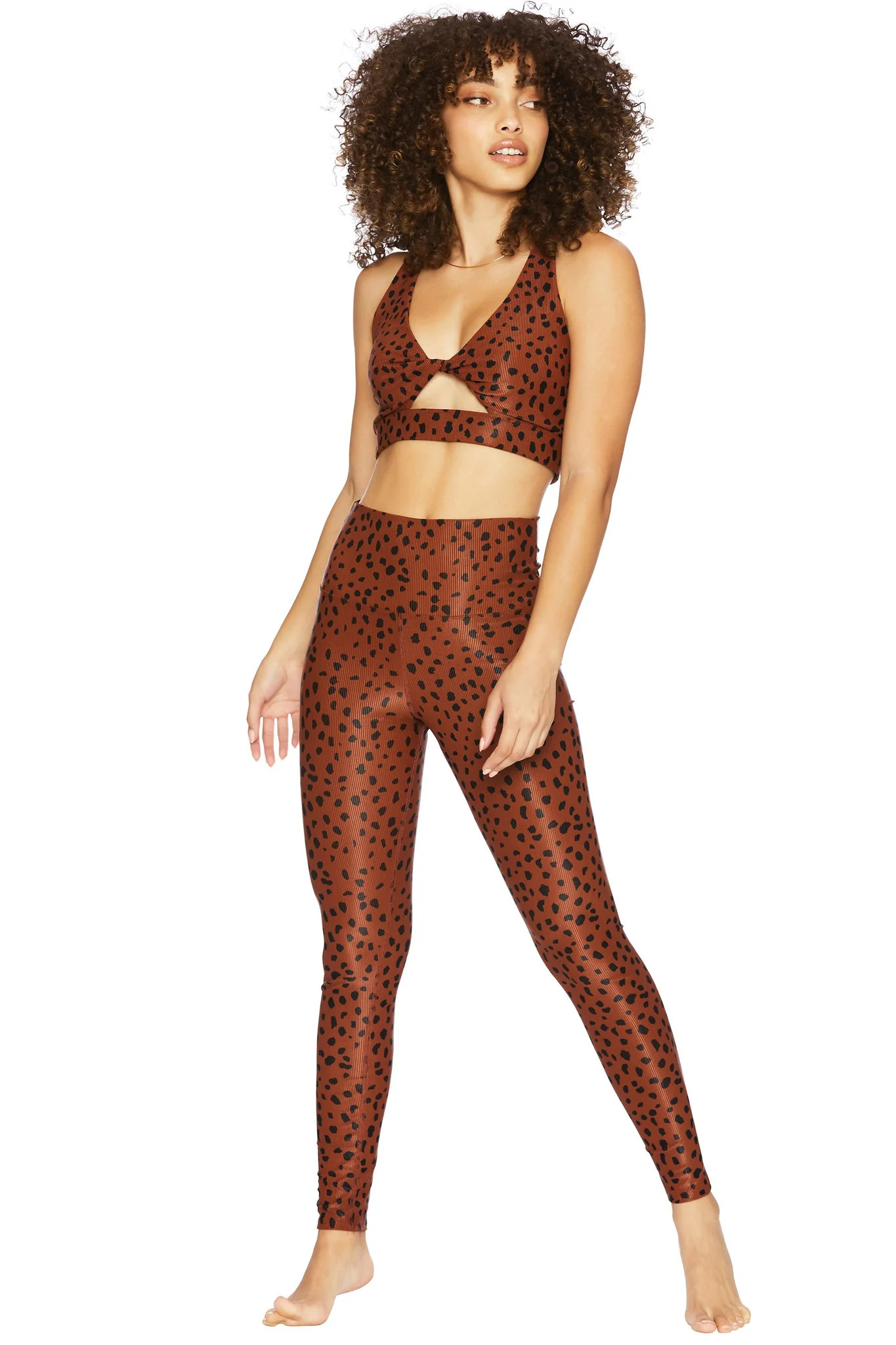 Ayla Legging Brown Spot | Beach Riot