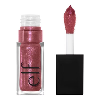 e.l.f. Glow Reviver Lip Oil Glimmer - Divine Wine - 0.25 fl oz | Target