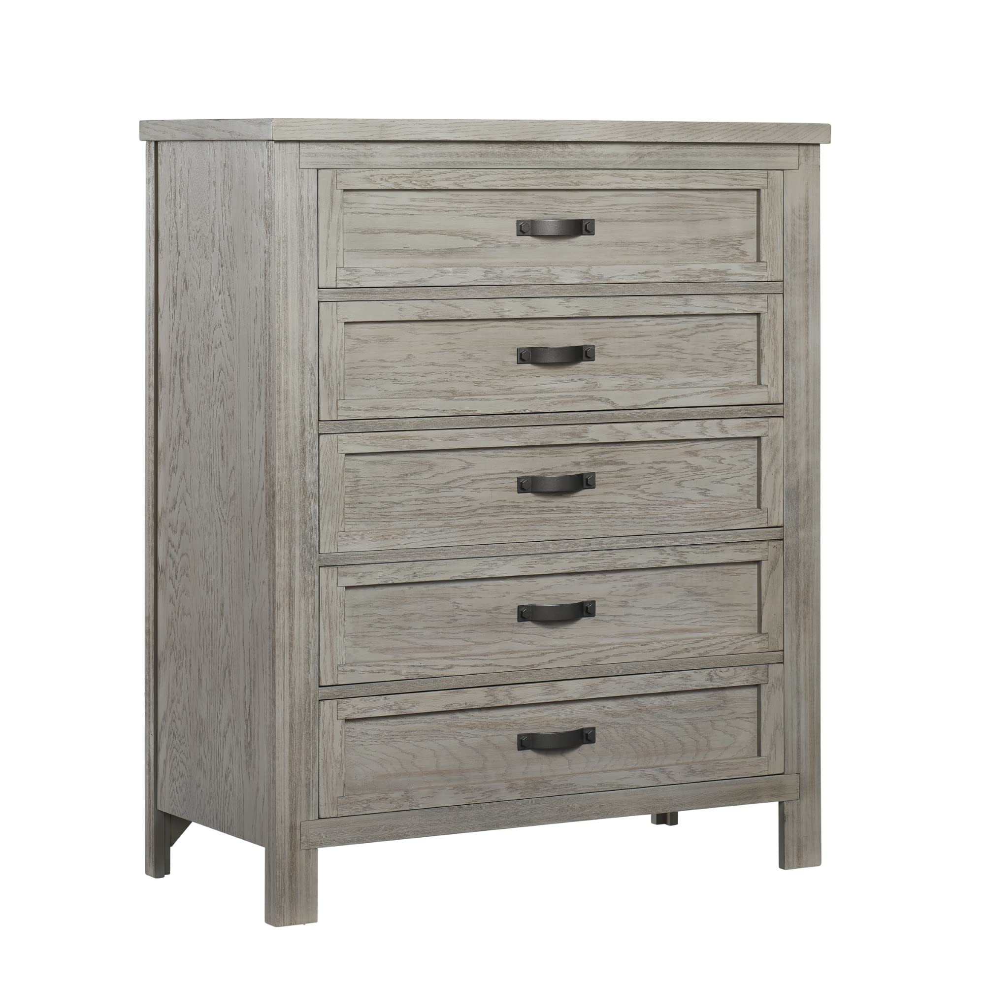 Soho Baby Hanover Premium Soft Closing 5-Drawer Dresser Chest Dresser, Oak Gray | Amazon (US)