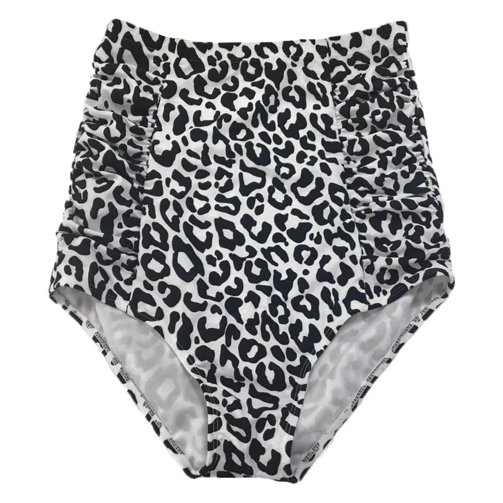 Sun Baked Bottoms | White Leopard Print | Coral Reef Swim