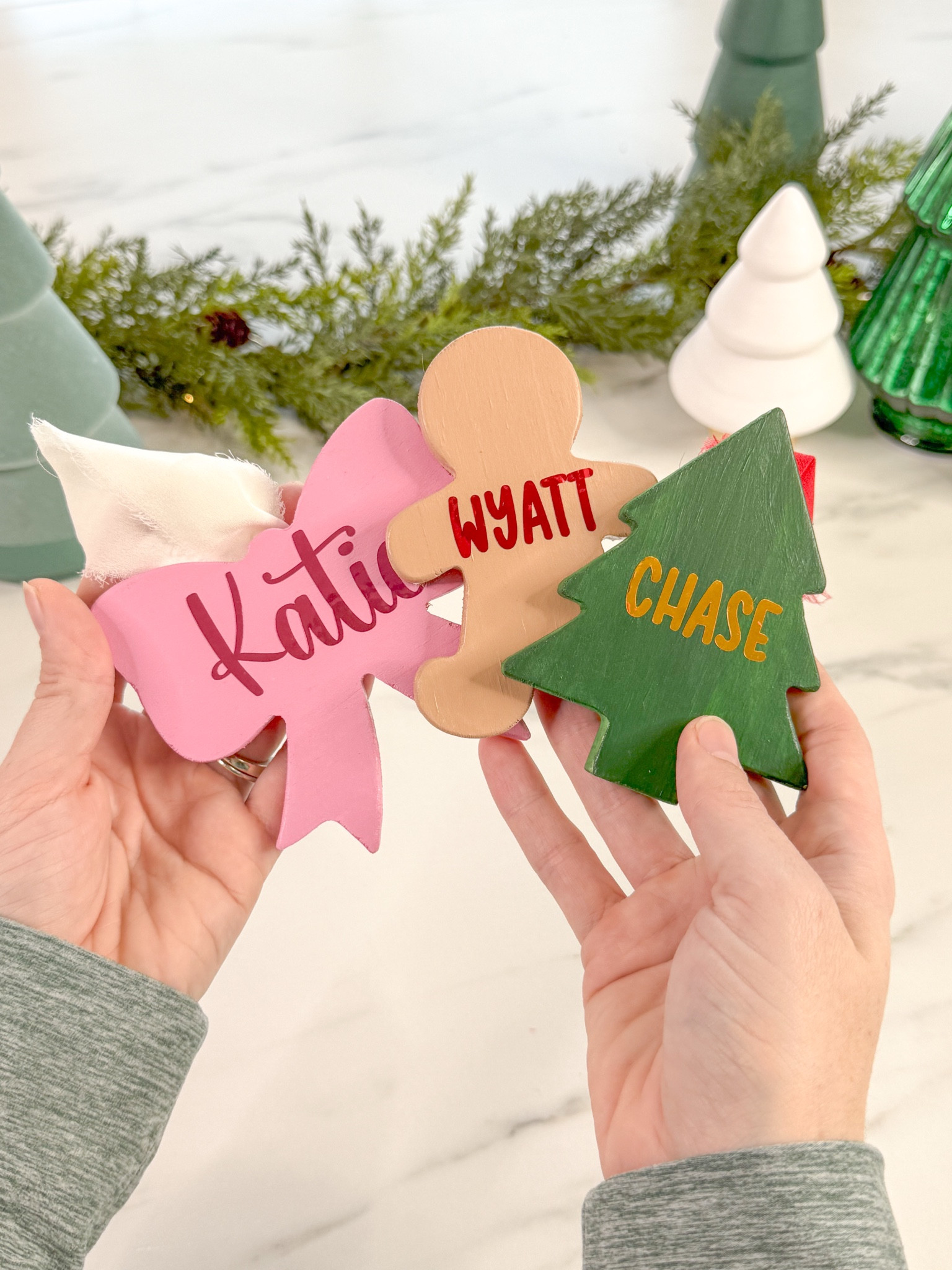 Pine wood gift tags/ornaments 

#LTKSeasonal #LTKHoliday