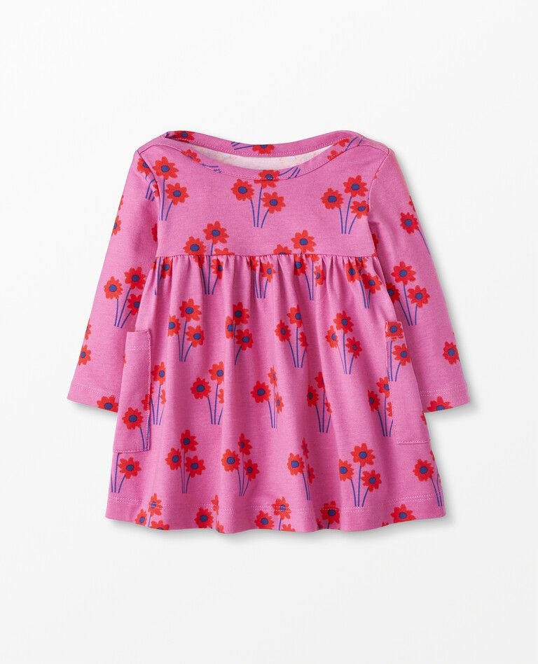 Baby Print Knit Dress | Hanna Andersson