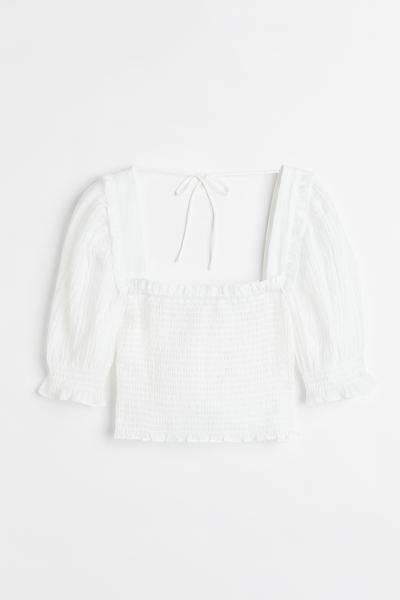 Smocked Crop Top | H&M (US + CA)
