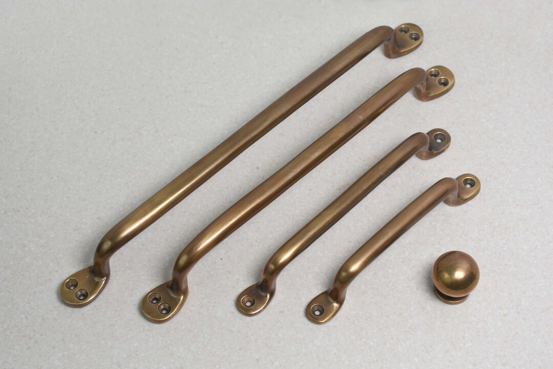Brass Antique Serene Handles and Knobs I ANTIQUE by HAND | Etsy (US)