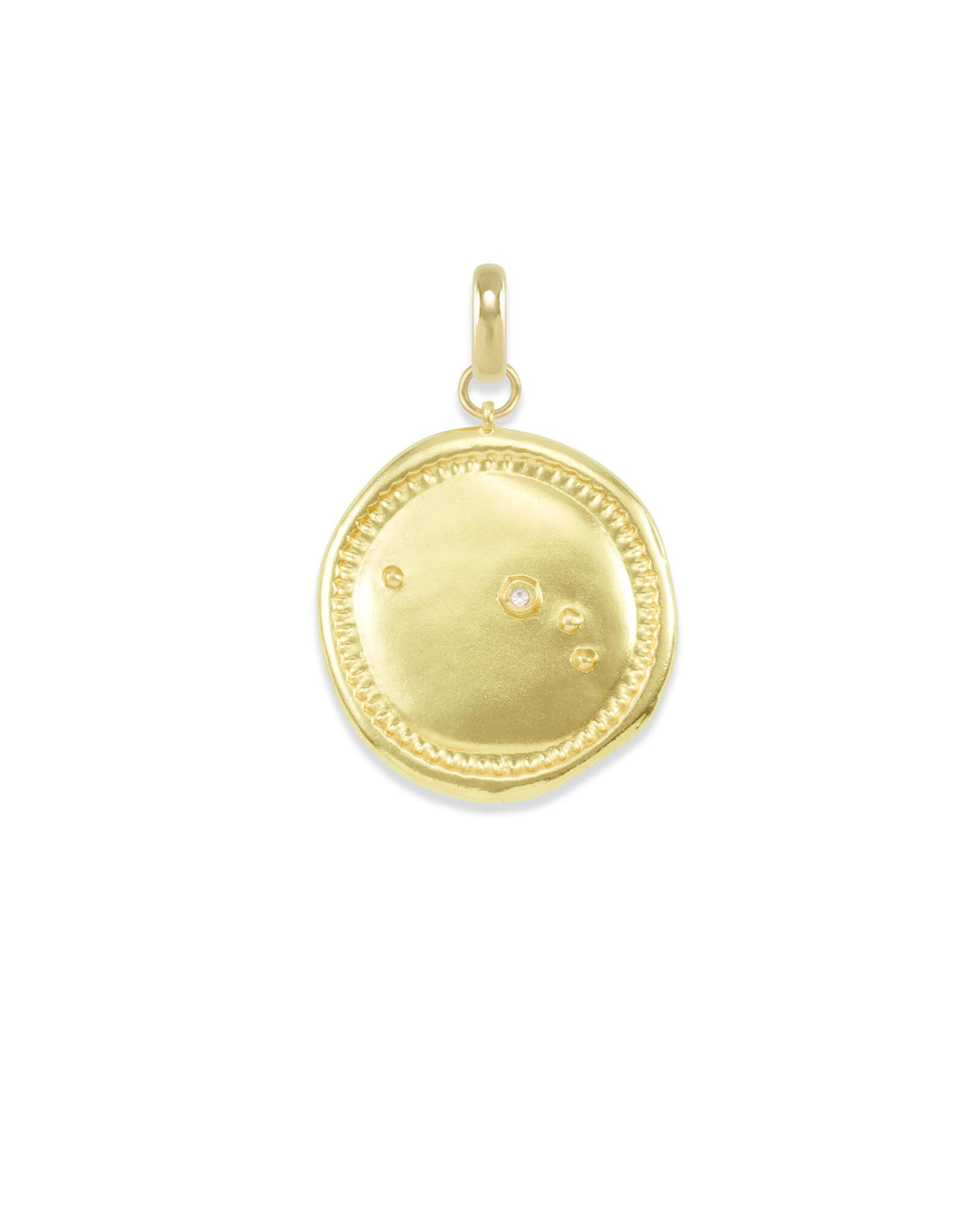 Aries Coin Charm in Gold | Kendra Scott