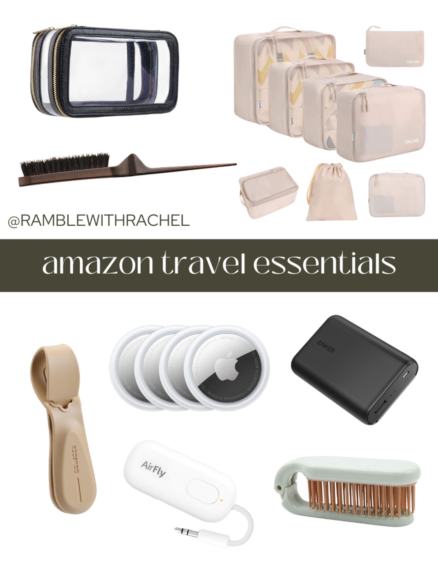 Amazon packing essentials for travel.

#LTKfindsunder100 #LTKfindsunder50 #LTKtravel