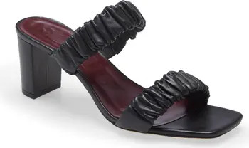 STAUD Frankie Ruched Slide Sandal | Nordstrom | Nordstrom