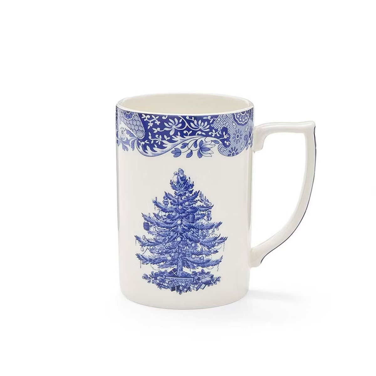Spode Blue Italian Christmas Mug, 12oz - Elegant Holiday Drinkware with Iconic Christmas Tree Mot... | Target