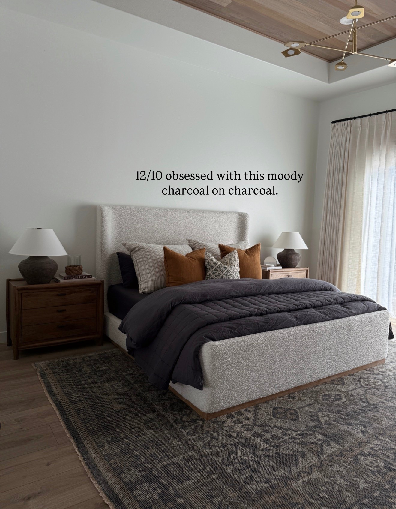 Love this moody bedding combo! 

#LTKHome