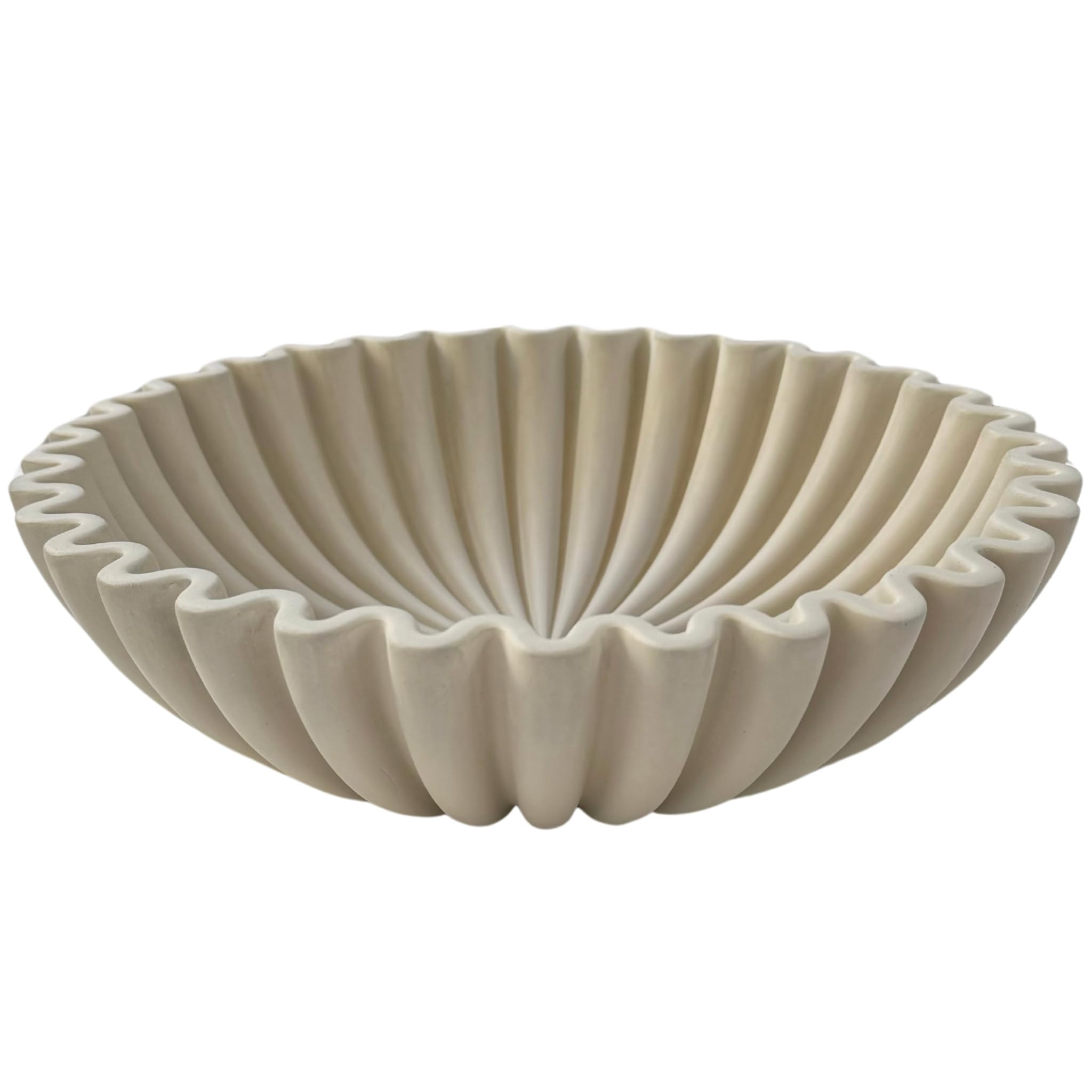OAKOA Concrete Decorative Bowl - Organic Modern Home Decor Bowl - Decorative Objects - Cement Fru... | Amazon (US)