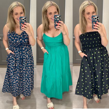 Sharing some of my favorite finds from the Target circle week sale!! Dresses, shorts, tees, and sandals are all 30% off!!  I’m wearing a medium in the first dress and small in the other two dresses at 3.5 months postpartum  

Spring dress, sandals, resort wear, travel outfit, vacation outfit, work outfit 

#LTKsalealert #LTKtravel #LTKxTarget