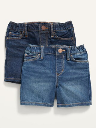Unisex Pull-On Jean Shorts 2-Pack for Toddler | Old Navy (US)