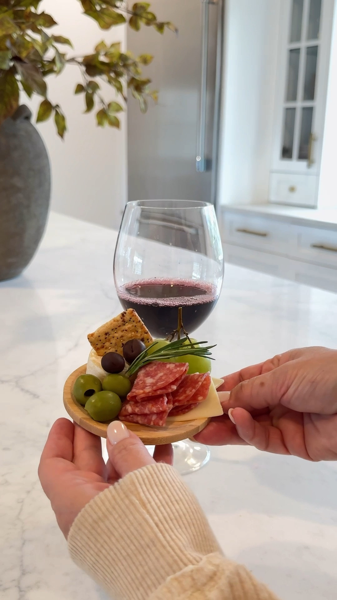 Wine glass charcuterie. 🍷
Elevate your next pour with these wine glass charcuterie toppers & quick mini charcuterie tutorial! The ultimate hosting idea for your next gathering, wine tasting, party, or girls night. 

#LTKHome #LTKMothersDay #LTKSaleAlert