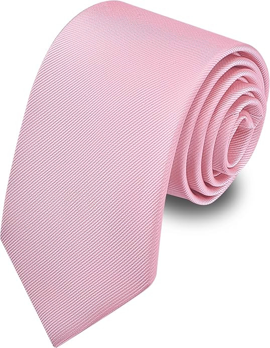 Branduce 63'' XL Tie Mens Extra Long Solid Woven Necktie for Men Big and Tall + Gift Box | Amazon (US)
