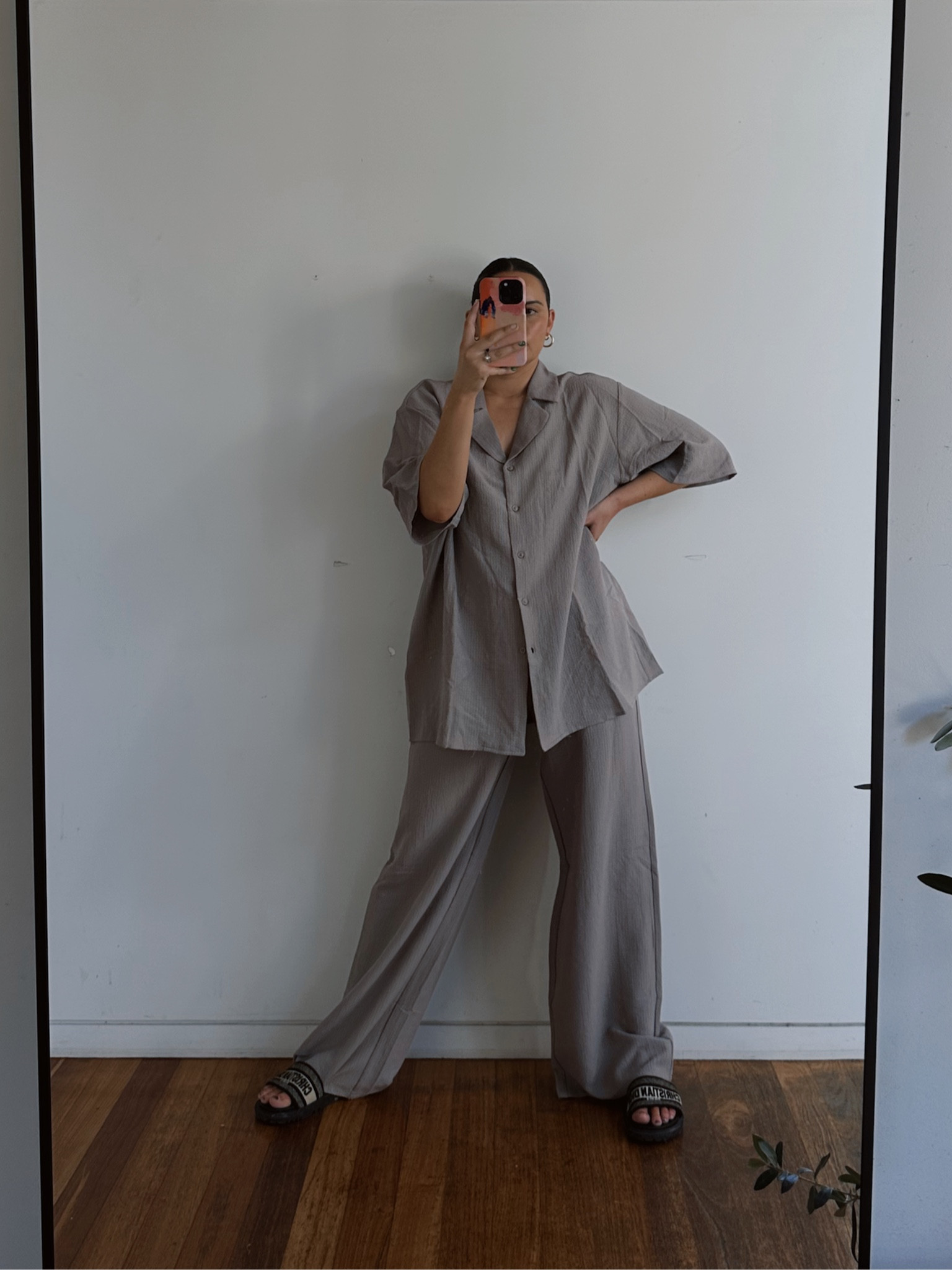 Oversized set by @peppermayo 15% off in my Instagram Aug links 🫶🏼
Wearing a size 12 this is my go to paired with slides. Drawstring stretchy waist and comfy fabric. Similar items linked. 

#LTKU #LTKaustralia #LTKSeasonal