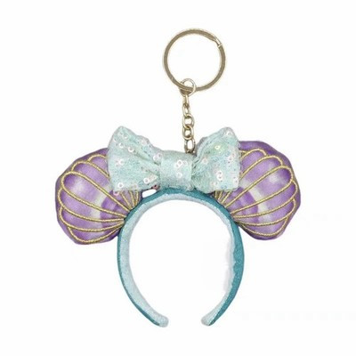 Disney Resort Key chain Ears Headband Ariel Little Meramaid key Ring | eBay US