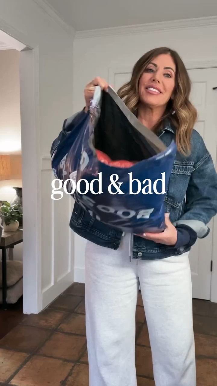 Old Navy sale going on 🚨reposting my reviews on some staple pieces

1—this pleated short sleeve top reminds me of Madewell. It is 100% cotton, great quality and such a cute elevated top that you can dress up or down. wear it to work and more. on sale 50% off/$17.49! I am wearing a large.

I paired it with my new wide leg cropped jeans from gap and my favorite wide leg jeans from Pistola. I am wearing a 29 in both.

2—lightweight super soft green sweater with the cutest raw seam details. it reminds me of a sweatshirt,  feels like a sweater. wearing a size medium. on sale 30% off/$27.99.

3—cropped trapeze, cotton tee
I love this color & quality is really good but I cannot get over the back. 100% cotton and it's on sale 60% off/$9.20!

4-basic cropped black tee. 100% cotton drop shoulder and elbow length sleeves.
I am wearing a large but could have stuck with my true size medium. It is on sale 60% off/$8.00 available in six colors in regular tall and petite.

5-basic cropped tee in this pretty palm green. I am wearing a medium On sale for $8.00/60% off.

6-high waisted utility ankle pants.
I got a medium tall. I do not recommend these. Unless you have an hourglass figure and shorter legs.

7—white cropped tee/size medium. on sale for $8.00/60% off

8-lightweight navy blue sweater/size medium super cozy with the cutest raw sea details it looks like a sweatshirt but feels like a sweater it's on sale for $27.99/30% off

9-oversized denim shirt/size large.
Stick with your true size. Great quality great structure on sale for $26.99/40% off.

10-white trapeze tee-NO!

11-elevated ruffle top/size medium/on sale 50% off/$17.49

12-high-rise crinkle gauze barrel pants/size medium on sale 52% off/$19. Lightweight & super comfy. Love!

#LTKSaleAlert #LTKSpringSale #LTKOver40