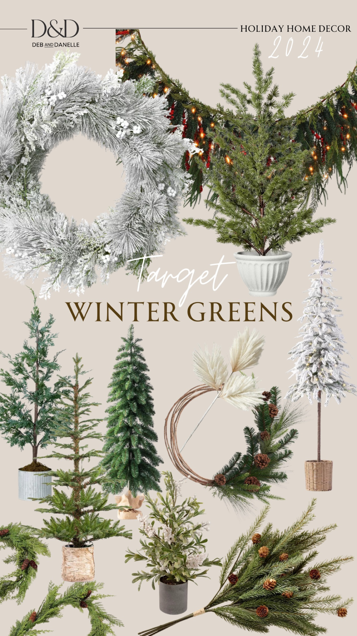 Target’s winter greens are sooooo good! I was first drawn in by the faux spruce tree in a white fluted pot from Hearth and Hand with Magnolia and then I just kept finding more and more options I liked. Great job, Target! 

#LTKHoliday #LTKHome #LTKSeasonal