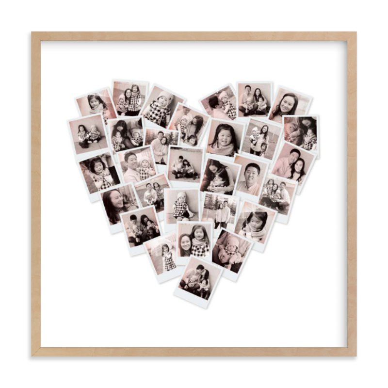 "Filter Heart Snapshot Mix® Photo Art" - Custom Photo Art Print by Minted. | Minted