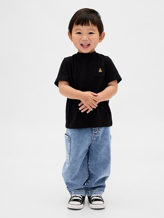 Baby & Toddler Knit Barrel Jeans | Gap (US)
