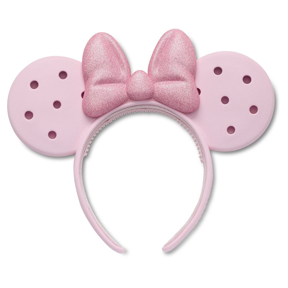 Minnie Mouse Ear Headband for Adults by Crocs  Pink Official shopDisney | Disney Store