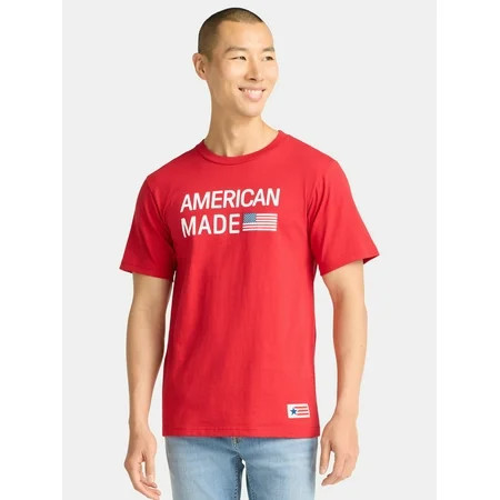 American Giant Unisex Tee Shirt, Men's Sizes XS-3XL | Walmart (US)