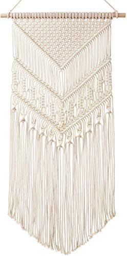 Mkono Macrame Wall Hanging Art Woven Boho Home Décor, Geometric Beautiful Wall Art for Apartment... | Amazon (US)