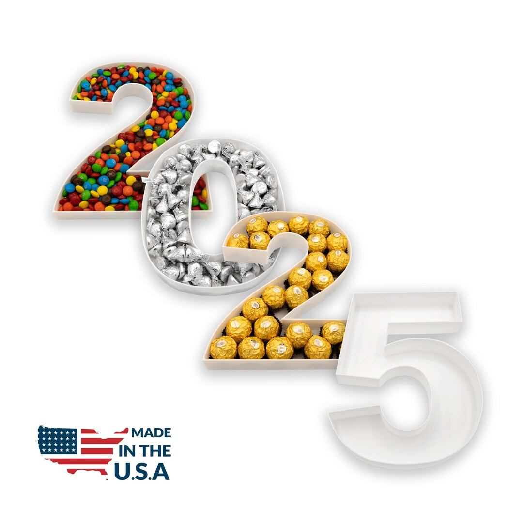 2025 Fillable Number Charcuterie Tray | Custom Number Display for Weddings, Birthdays, Graduation... | Etsy (US)